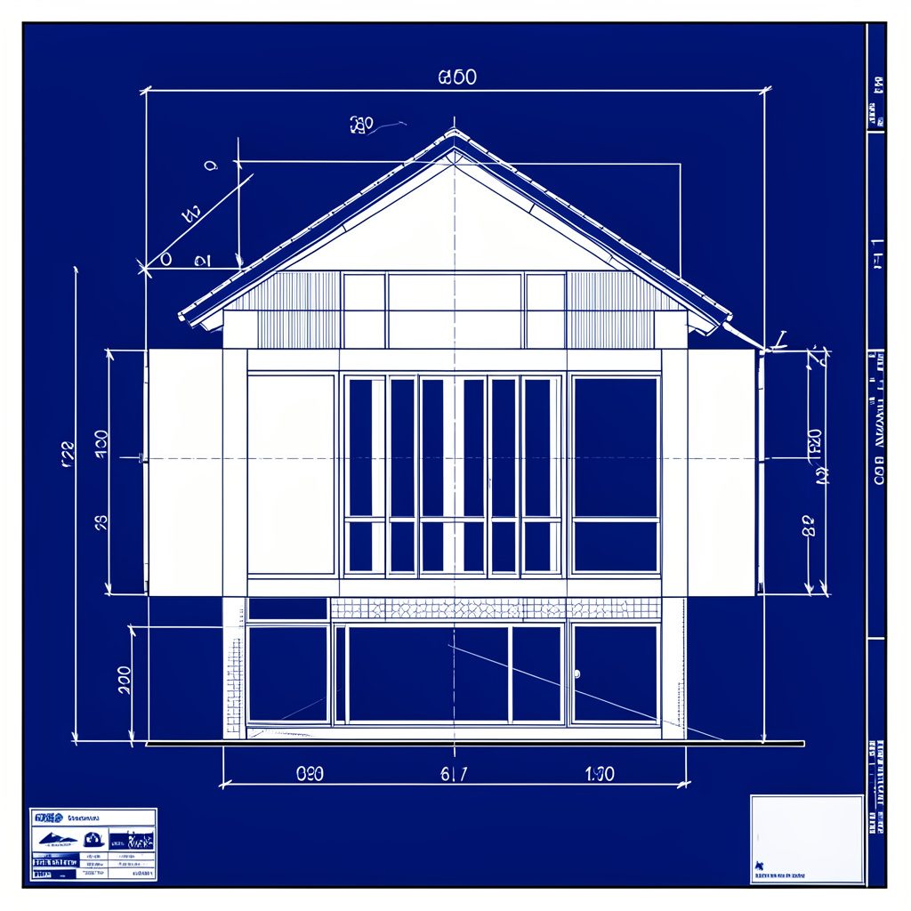 Wide banner-style technical blueprint drawing of a road bicycle frame outlined in pale blue lines on a near-black background, with golden-yellow dimension labels giving a precise, workshop-diagram mood